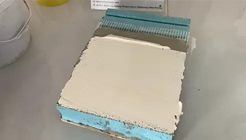 Tahan retak setelah kering