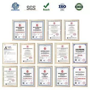 Disertifikasi oleh SGS, ISO dan Reach